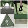 vidaXL Tent Groen 680 x 510 x 210 cm 185T Polyester met PU Coating