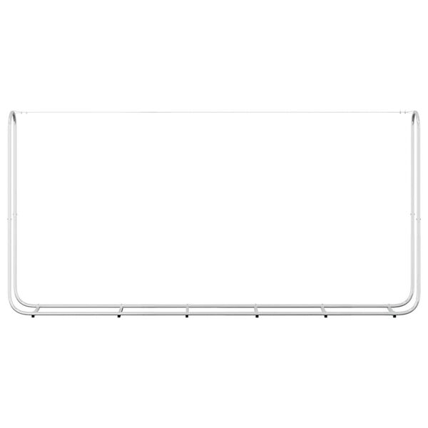 vidaXL Haardhoutrek 300x25x150 cm gegalvaniseerd staal