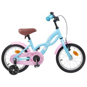 vidaXL Kinderfiets 12 Inch voor 2-4 jaar oud Lichtblauw