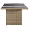 vidaXL 9-delige Tuinset poly rattan bruin