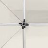 vidaXL Partytent inklapbaar met wanden 4,5x3 m aluminium crème