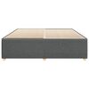 vidaXL Bedframe zonder matras stof donkergrijs 180x200 cm