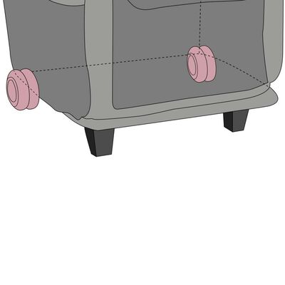 FLAMINGO trolley voor gezelschapsdieren & rugzak "Kiara" 2-in-1