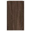 vidaXL Wandkast 75x35x60 cm bewerkt hout bruin eikenkleurig