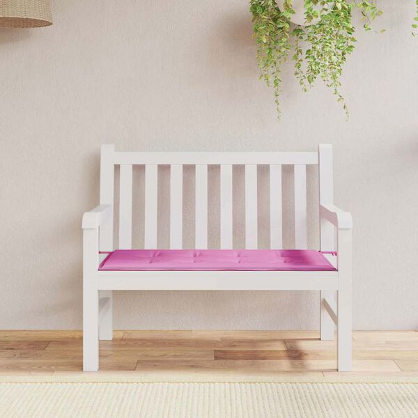 vidaXL Tuinbank Kussen Roze 120 x 50 x 4 cm Oxford stof