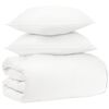 vidaXL Dekbed set 200 x 240 cm Nee Katoen, Bamboe, Polyester Wit