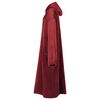 vidaXL Deken hoodie Bordeaux Rood l Flanel