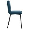 vidaXL Eetkamerstoelen 2 st fluweel blauw