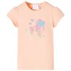 Kindershirt 128 lichtoranje