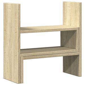 vidaXL Bureau organiser 40x17x41 cm bewerkt hout sonoma eikenkleurig