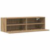 vidaXL TV Wandkast artisanaal eikenkleurig 100 x 30 x 30 cm