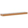 vidaXL Verhoogde plantenbak Licht Bruin 582 x 100 x 36 cm