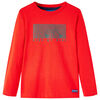 Kindershirt met lange mouwen 128 rood