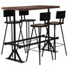 vidaXL 5-delige Barset massief gerecycled hout