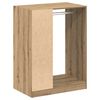 vidaXL Kledingkast met plank met opslag Artisan Eiken 77 x 48 x 102 cm