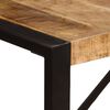 vidaXL Eettafel 220x100x75 cm massief mangohout
