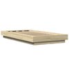 vidaXL Bedframe bewerkt hout sonoma eikenkleurig 90x190 cm