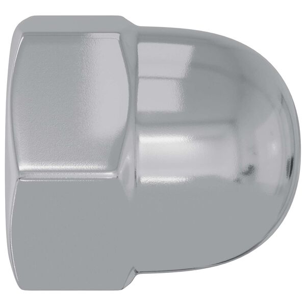 vidaXL Eikelnuts 2 pcs Zilver 12,8 x 12,8 x 6,5 cm Staal