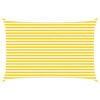 vidaXL Zonneschaduwzeil Geel en Wit 4,5 &times; 3 m 100% Polyester Oxford