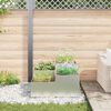 vidaXL Tuin Bloempot Zilver 80 x 80 x 48 cm Gegalvaniseerd staal