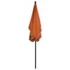 vidaXL Parasol met paal 210x140 cm terracottakleurig