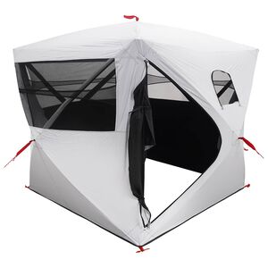 vidaXL Jacht Tent Wit Blackout 143 x 143 x 165 cm Polyester en staal