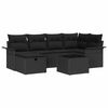 vidaXL Tuin Sofa Set 7 st Poly riet