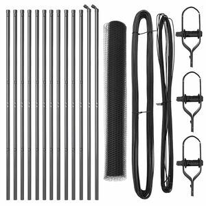 vidaXL Afrasteringspaal Grijs