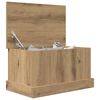 vidaXL Opbergbox 30x50x28 cm bewerkt hout artisanaal eikenkleurig