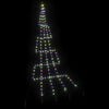 vidaXL LED Kerstboom met Grondspiesjes Multikleur 300 cm Metaal