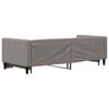 vidaXL Slaapbank met onderschuifbed 80x200 cm stof taupe