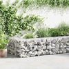 vidaXL Gabion mand 100x50x50 cm gegalvaniseerd staal