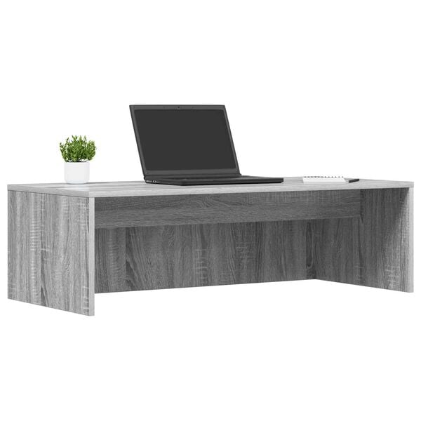 vidaXL Wandbureau Grijs Sonoma 100 x 45 x 30 cm Bewerkt hout