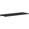 vidaXL Raamsokkel Anthraciet met Houtnerf 100 x 35 x 4,5 cm PVC