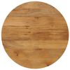 vidaXL Tafelblad rond &Oslash; 90x3,8 cm massief ruw mangohout