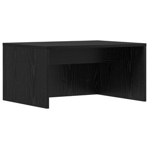 vidaXL Wandbureau Zwart Eiken Bewerkt hout 60 x 45 x 30 cm