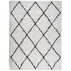 vidaXL Vloerkleed PAMPLONA shaggy hoogpolig 300x400 cm cr&egrave;me en zwart