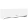 vidaXL Kledingkast 100x32,5x35 cm bewerkt hout wit