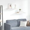 vidaXL Wandschappen zwevend 2 st 60x23,5x3,8 cm MDF eikenkleurig wit