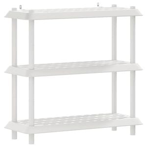 vidaXL Plankenunit 3-laags 100 x 40 x 96 cm PP Wit