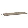 vidaXL Tuinbankkussen 150x50x7 cm oxford stof taupe