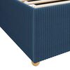 vidaXL Bedframe met matras met matras Blauw 140 x 200 cm Stof