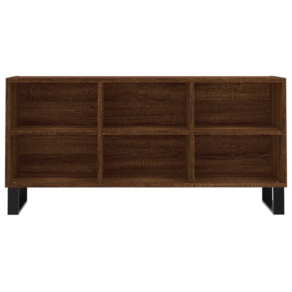 vidaXL Tv-meubel 103,5x30x50 cm bewerkt hout bruin eikenkleur