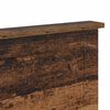 vidaXL Hoofdbord met hoofdeinde Oud Hout 135 cm Bewerkt hout