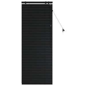 vidaXL Venetiaanse jaloezie Zwart 65 x 160 cm 35 mm