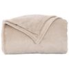 vidaXL Kleden 6 pcs Beige 220 x 240 cm Fleece