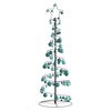 vidaXL LED-kerstboom met kerstballen 100 LED's warm wit 150 cm