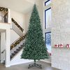 vidaXL Artificial Pre-lit Kerstboom met Ballenset Groen 500 cm PVC