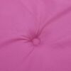 vidaXL Tuinstoelkussens 4 st 40x40x4 cm stof roze