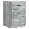 vidaXL Nachtkastje Grijs sonoma 43 x 41 x 63,5 cm Bewerkt hout